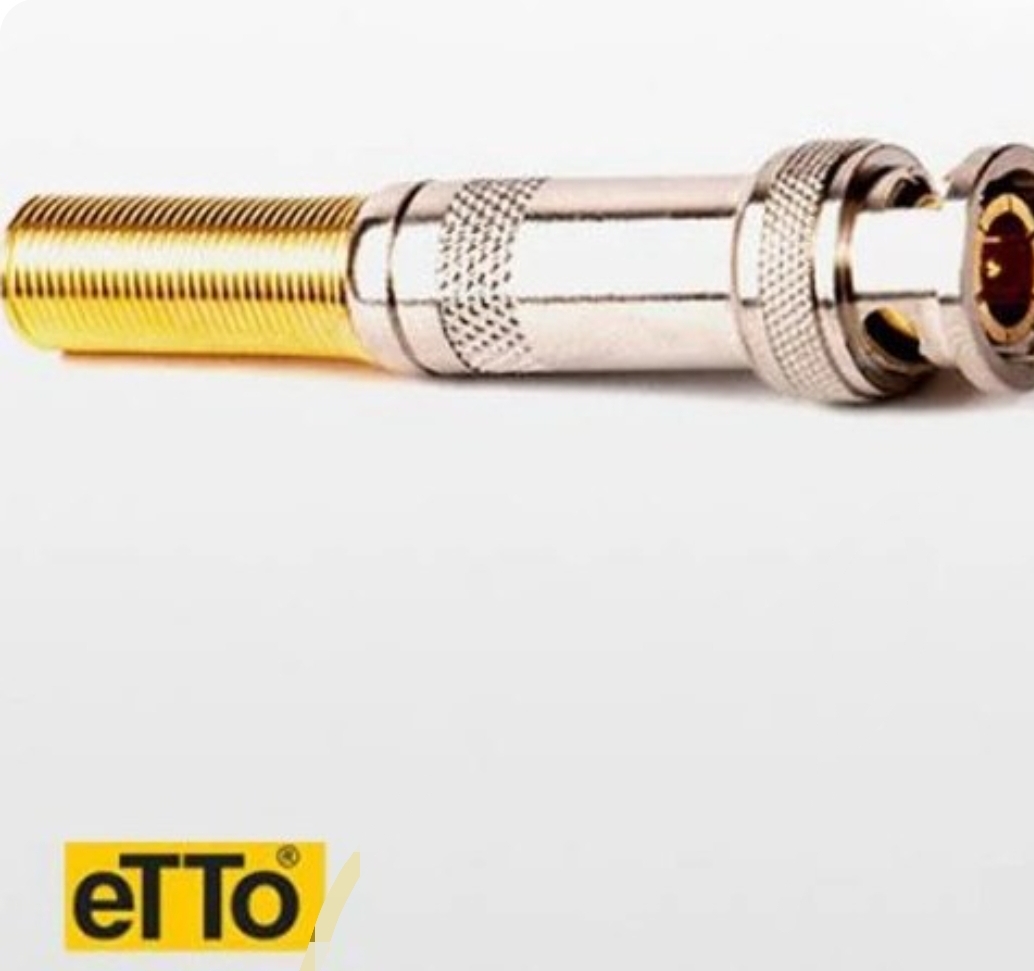 Bnc پیچی فیش دوربین